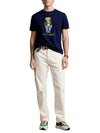 Polo Bear Print Short Sleeve T-Shirt Navy - POLO RALPH LAUREN - BALAAN 5