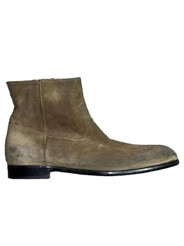 Floyd Suede Ankle Boots Green - BUTTERO - BALAAN 1