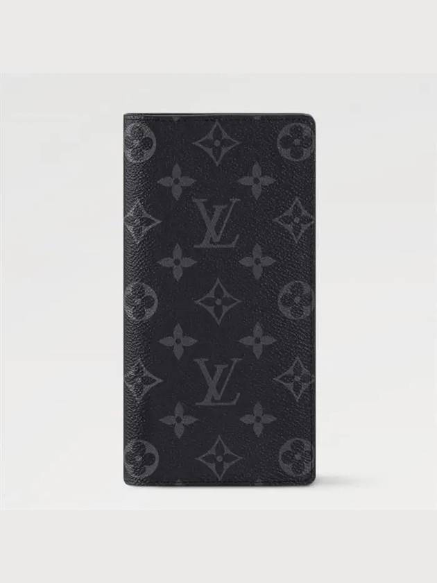 Brazza Monogram Long Wallet Black - LOUIS VUITTON - BALAAN 2