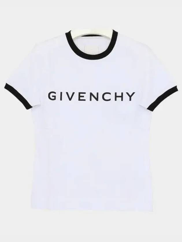 Archetype Slim Fit Cotton Short Sleeve T-Shirt White - GIVENCHY - BALAAN 2