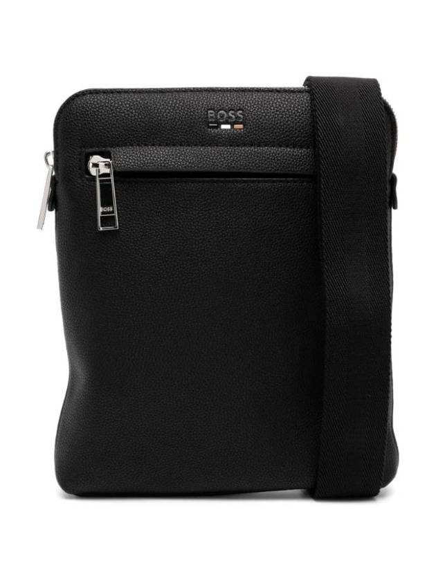 Debossed Logo Messenger Bag Black - HUGO BOSS - BALAAN 1