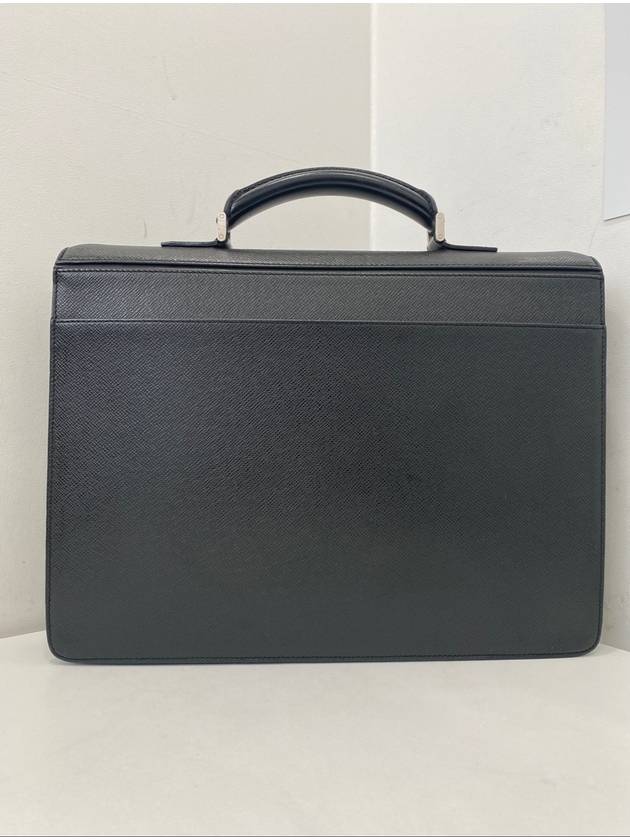 Taiga leather Laguito briefcase - LOUIS VUITTON - BALAAN 3