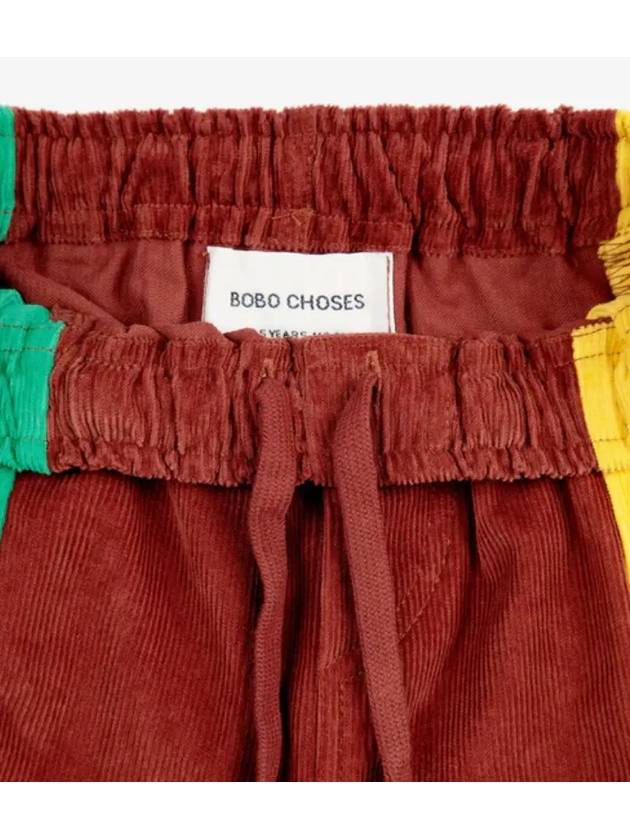 BoboChoses Color Block Corduroy Pants B224AC094 - BOBO CHOSES - BALAAN 5