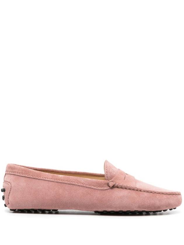 Gommino Suede Driving Shoes Pink - TOD'S - BALAAN 2