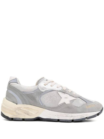 Dad Running Suede Sneakers Grey - GOLDEN GOOSE - BALAAN 2