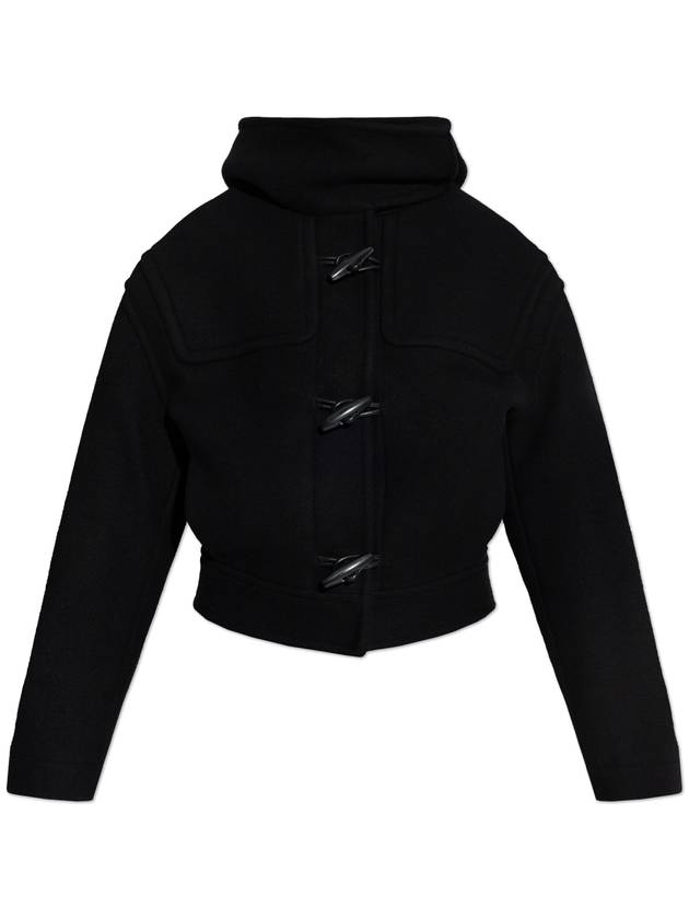 Jacquemus Wool Jacket With Hood, Women's, Black - JACQUEMUS - BALAAN 1