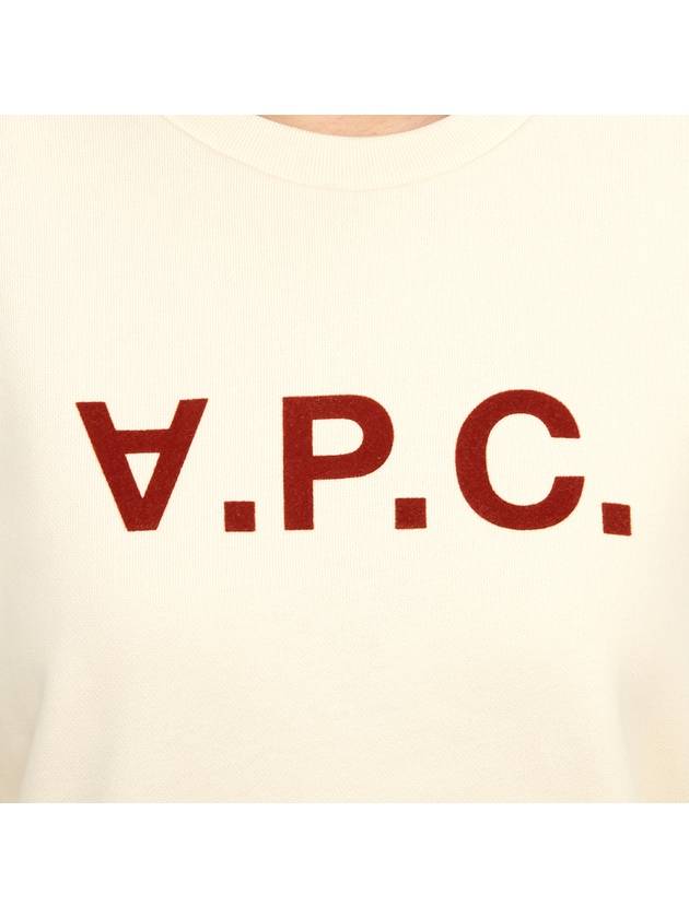 VPC Logo Sweatshirt Offwhite - A.P.C. - BALAAN 11