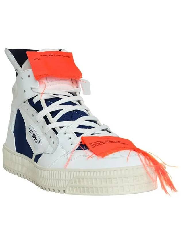 leather high-top sneakers - OFF WHITE - BALAAN.