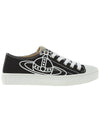 ORB Logo Low Top Sneakers Black - VIVIENNE WESTWOOD - BALAAN 3