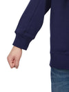 Men's Lens Wappen Diagonal Sweatshirt Navy - CP COMPANY - BALAAN 10