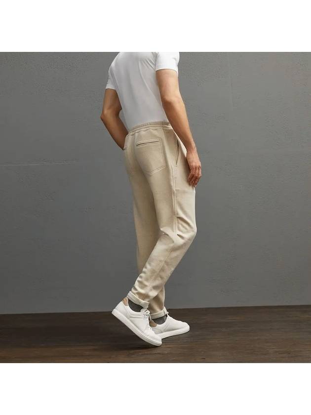 Men's Cashmere Pleated Pants Beige - BRUNELLO CUCINELLI - BALAAN 3