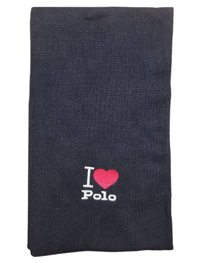 I Love Polo Muffler Black - POLO RALPH LAUREN - BALAAN 1