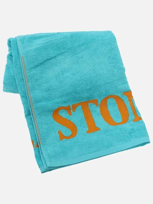 logo beach towel - STONE ISLAND - BALAAN.