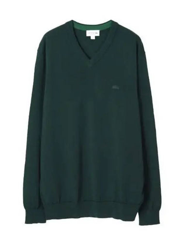 V neck merino wool sweater - LACOSTE - BALAAN 1