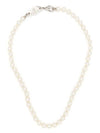 Brass Stewart Faux Pearl Necklace White - VIVIENNE WESTWOOD - BALAAN 1