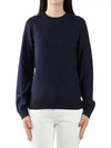 Iberia Cashmere Knit Top Navy - TORY BURCH - BALAAN 2