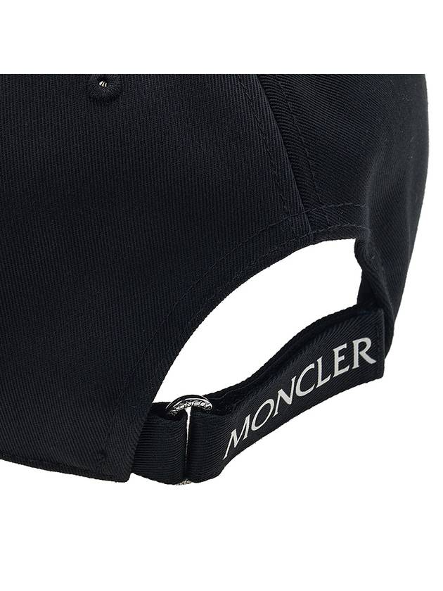 Unisex logo patch ball cap hat 3B00002 0U162 999 - MONCLER - BALAAN 9