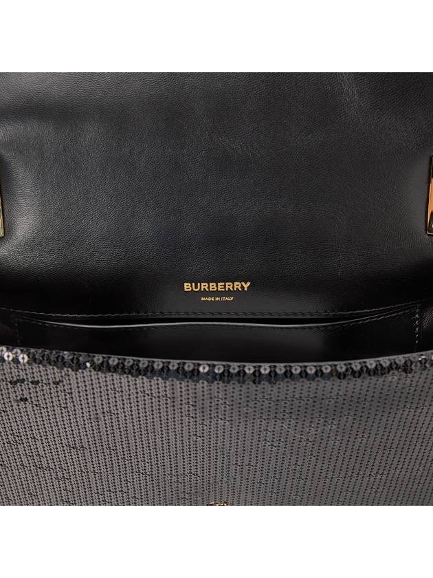 Lola Sequin Quilted Leather Small Shoulder Bag Black - BURBERRY - BALAAN 10