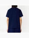 Varsity Logo Short Sleeve T-Shirt Navy - AMI - BALAAN 3