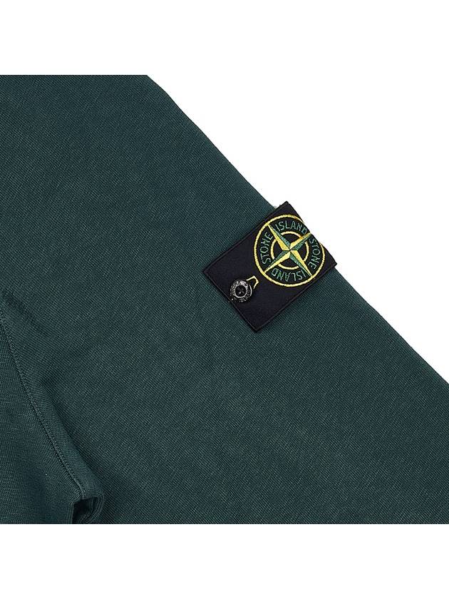 Men's Waffen Patch OLD Treatment Cotton Hoodie Green - STONE ISLAND - BALAAN 6