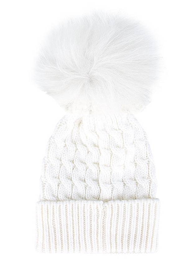 Grenoble Pom Wool Beanie 3B00008 0402A 002 - MONCLER - BALAAN 3