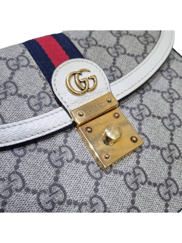 651055 Ophidia white top handle tote bag strap - GUCCI - BALAAN 8