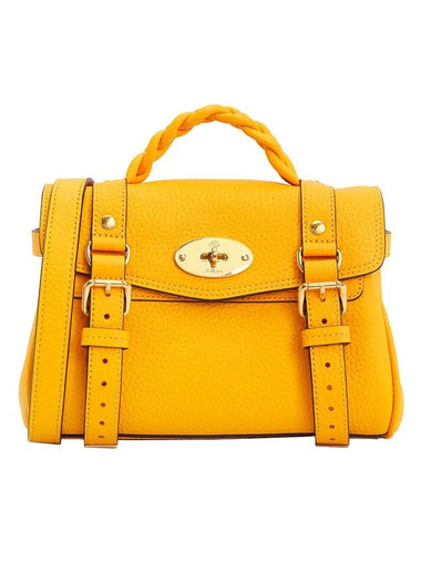 Alexa Mini Cross Bag Yellow - MULBERRY - BALAAN 1