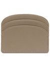 Demi Lune Card Wallet Beige - A.P.C. - BALAAN 4