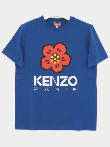 2TS039 4SO 74 Balk Flower Short Sleeve T shirt - KENZO - BALAAN 1