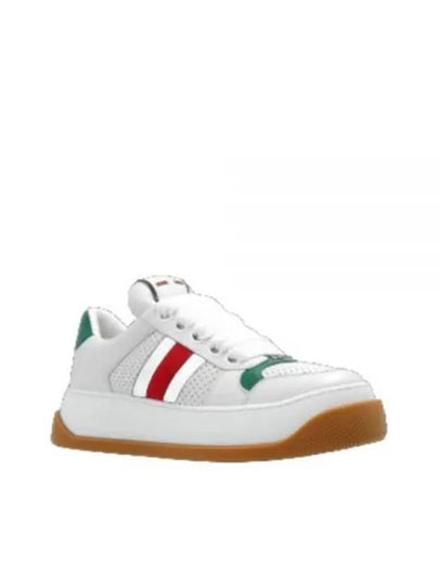 Women's Screener Web Low Top Sneakers White - GUCCI - BALAAN 2