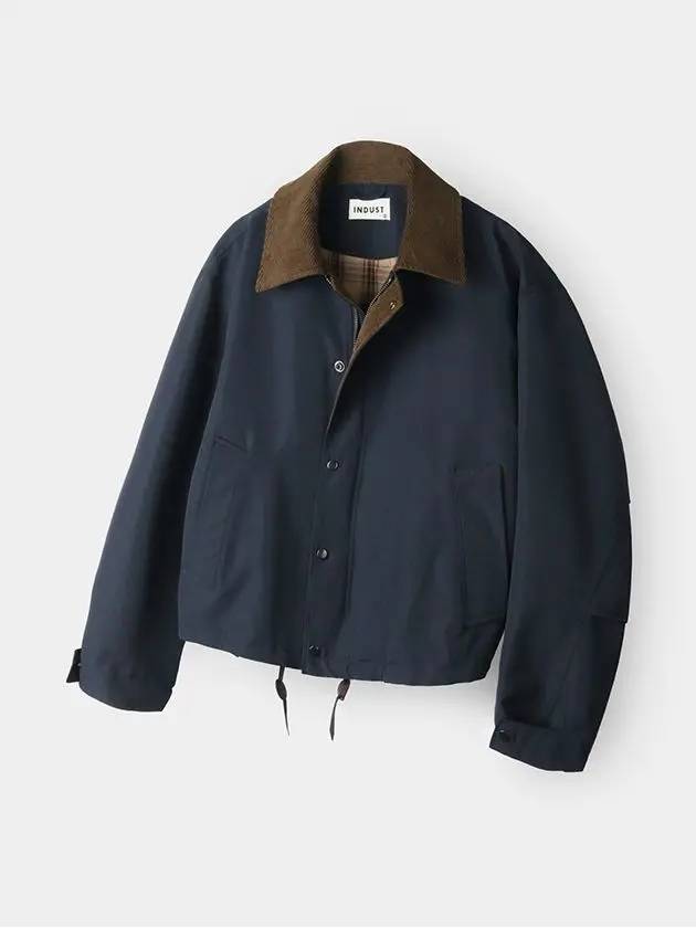 Heritage Half Hunting Jacket Navy - INDUST - BALAAN 9