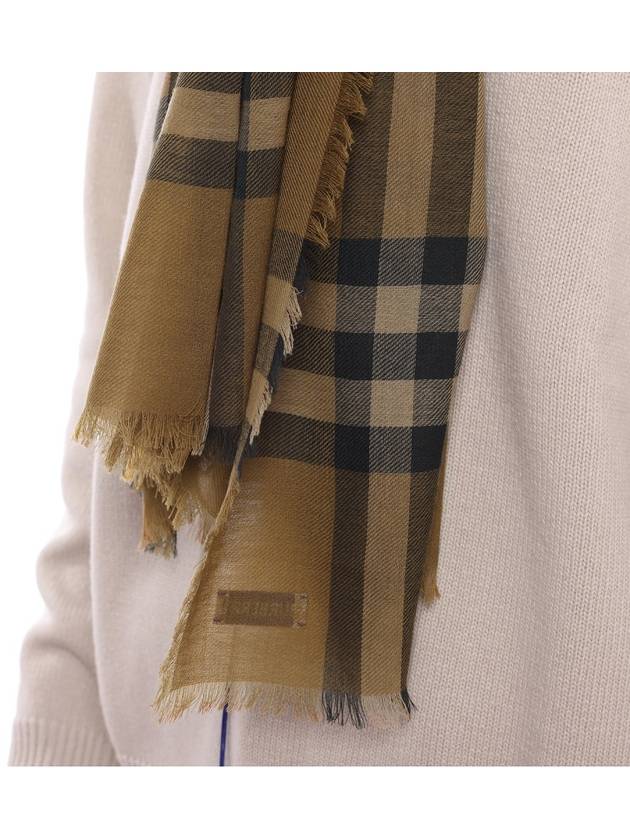 Check Lightweight Wool Scarf Nest - BURBERRY - BALAAN 7