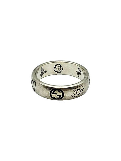 Gucci Blind for Love Silver Ring No 10 - GUCCI - BALAAN 2