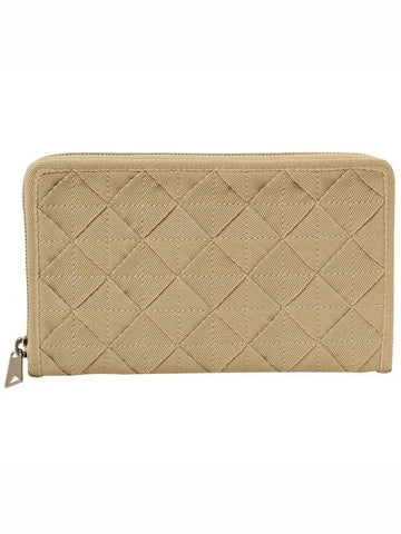 Zipper Around Long Wallet Beige - BOTTEGA VENETA - BALAAN 1