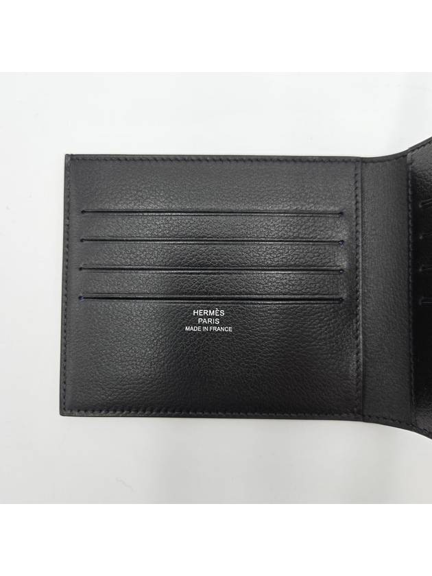 Citizen Twill Compact Card Wallet Noir - HERMES - BALAAN 9