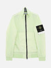 Garment Dyed Crinkle Reps Nylon Zip-up Jacket Lime - STONE ISLAND - BALAAN 2