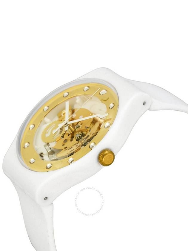 Swatch Originals Sunray Glam Skeleton Dial White Plastic Men's Watch SUOZ148 - SWATCH - BALAAN 2