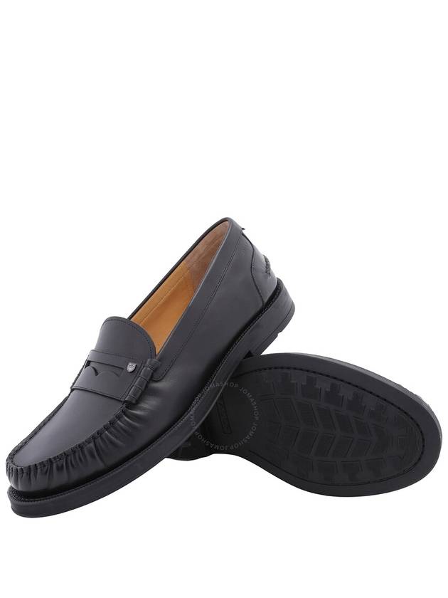 Roody Leather Loafers Black - BALLY - BALAAN 3