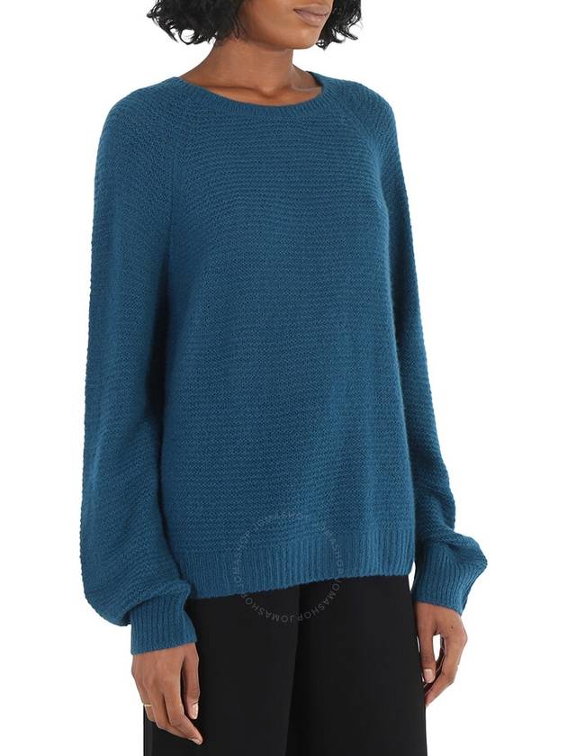 Max Mara Gazza Sweater In Turquoise, Size Large - MAX MARA - BALAAN 2