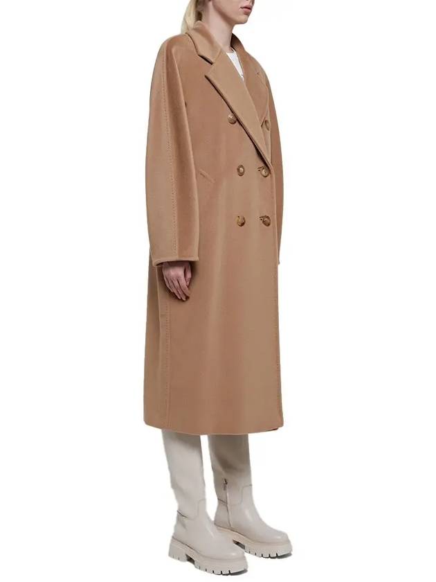 Madame Wool Cashmere Double Coat Tobacco - MAX MARA - BALAAN 4