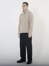 Modal Knit Half Zip up Oatmeal - CHANCE'S NOI - BALAAN 4