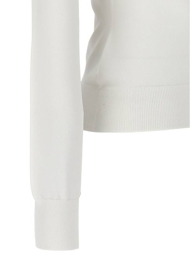 Long Sleeve T-Shirt 780452Q1A8G9026 White - ALEXANDER MCQUEEN - BALAAN 5