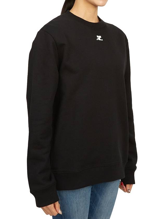 Courr ges 323JSW005JS0044 BLACK Women s Sweatshirt - COURREGES - BALAAN 5