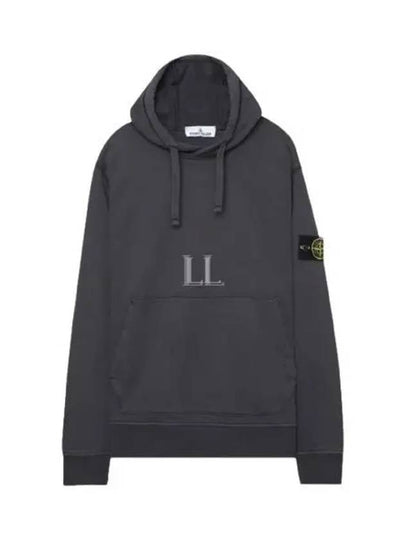 Wappen Patch Classic Fleece Hoodie Grey - STONE ISLAND - BALAAN 2