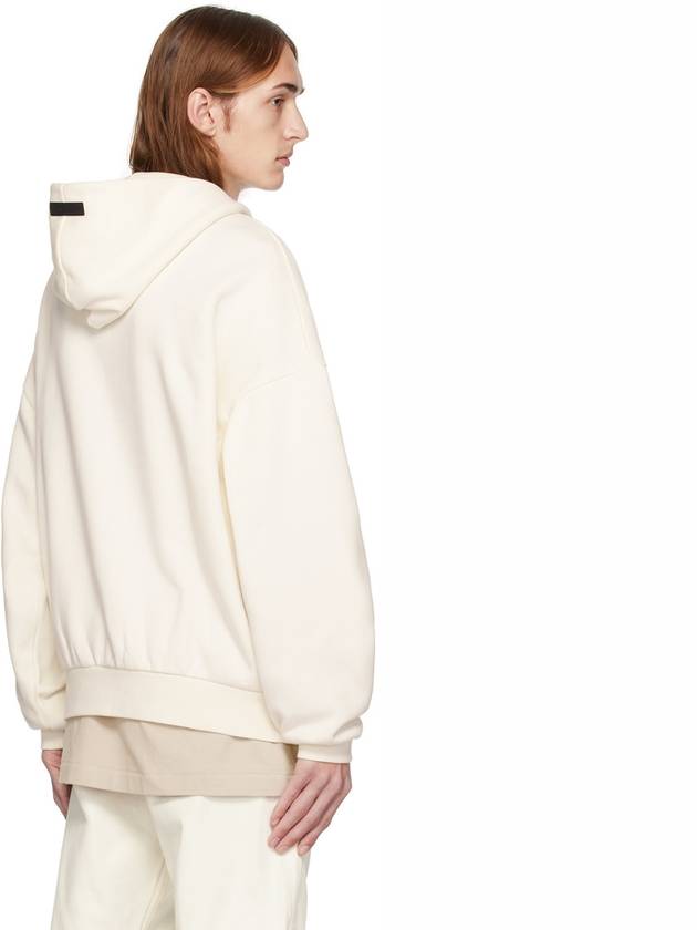 Off White Bonded Hooded Sweatshirt Cloud Dancer - FEAR OF GOD ESSENTIALS - BALAAN 3