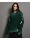 Vintage Washed Eprogo Round Pullover Green - FFEFF STUDIO - BALAAN 1