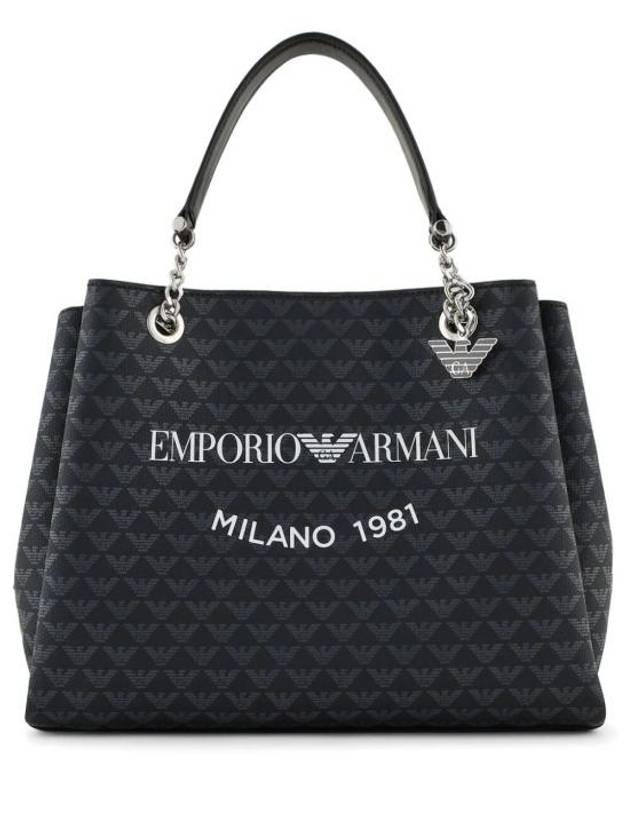 Tote Bag Y3D159 YWS0E 86284 NERO BIANCO - EMPORIO ARMANI - BALAAN 1