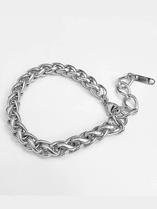 Men s Thick Chain Bracelet CLEF SYNTH SPARKLE BRC - BASSCLEF - BALAAN 6