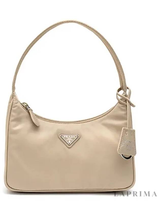 Re-Edition 2000 Re-Nylon Mini Shoulder Bag Desert Beige - PRADA - BALAAN 5