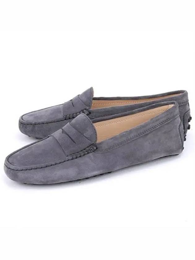 Gommino Suede Driving Shoes Dark Grey - TOD'S - BALAAN 2